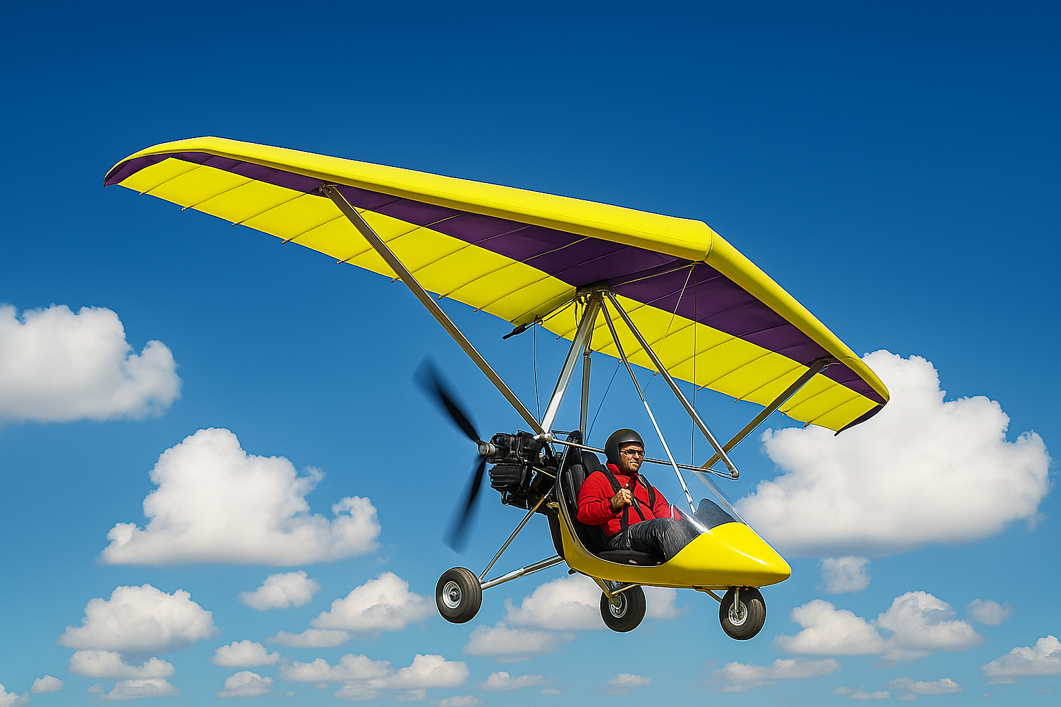 Microlight Flying